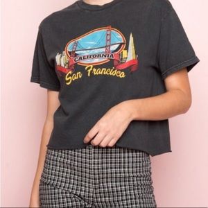 Brandy Melville San Francisco Cropped Tee